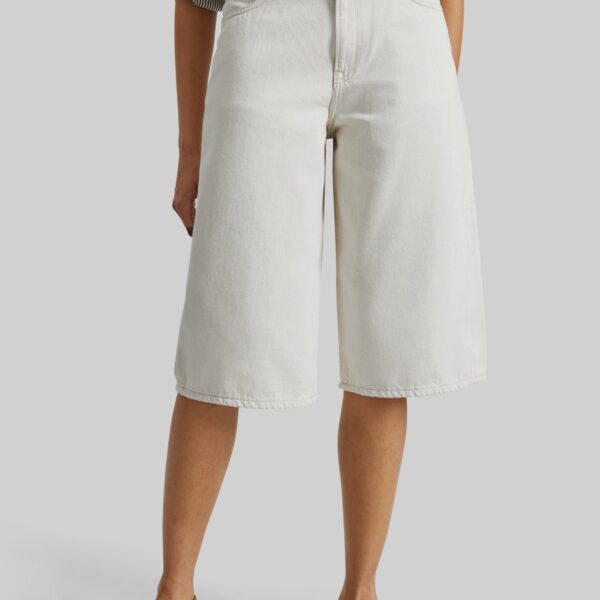The Frankie Shop Satessa Jorts - Soft Natural - Oversized Minimalist Pants in Ivory - Shop at Coveti