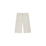 The Frankie Shop Satessa Jorts - Soft Natural - Oversized Minimalist Pants in Ivory - Shop at Coveti