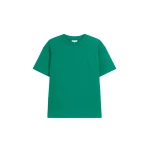 The Frankie Shop Scoob Boxy T-Shirt - Emerald - Oversized Minimalist Tops in Green - Shop at Coveti