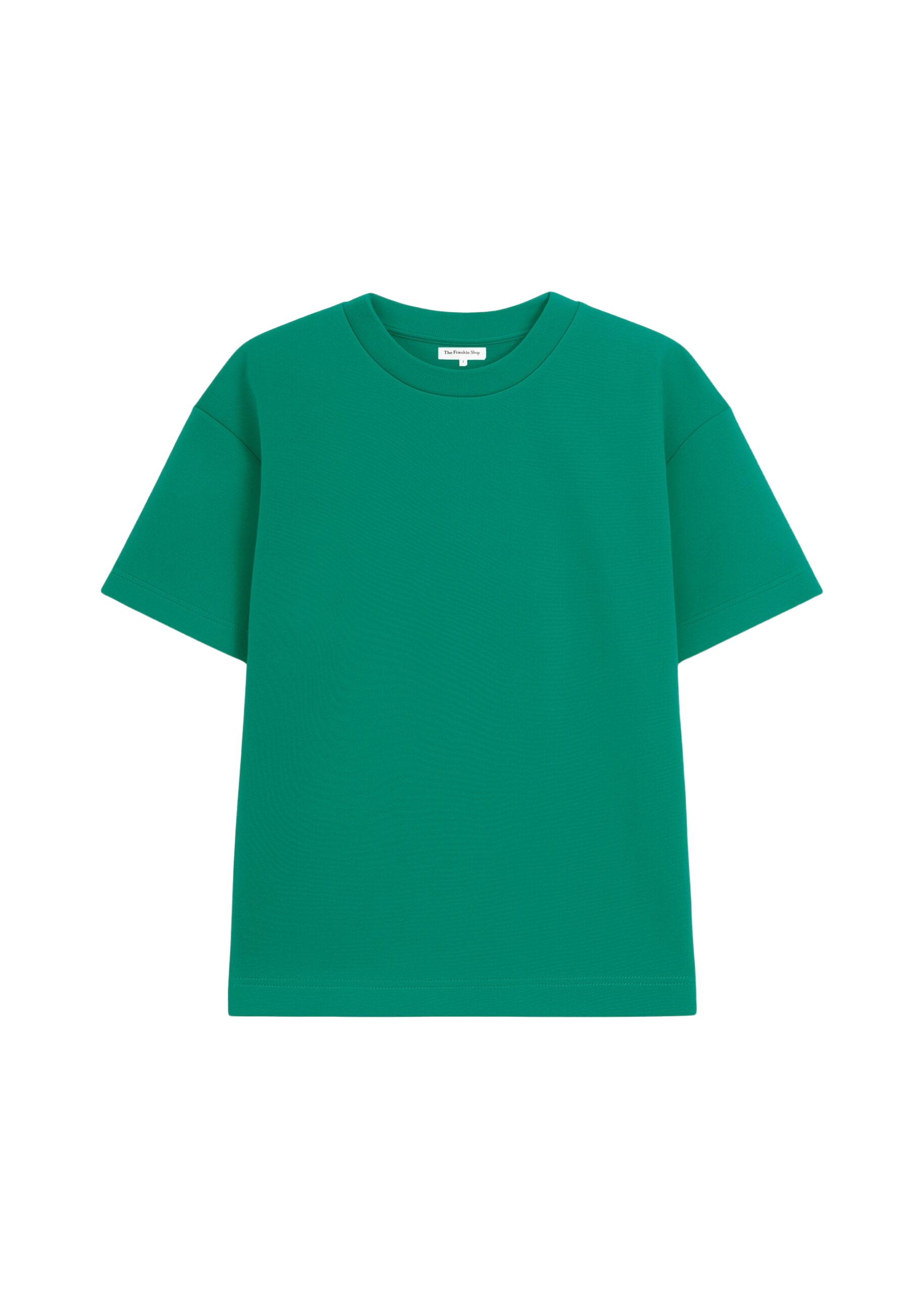 The Frankie Shop Scoob Boxy T-Shirt – Emerald Top
