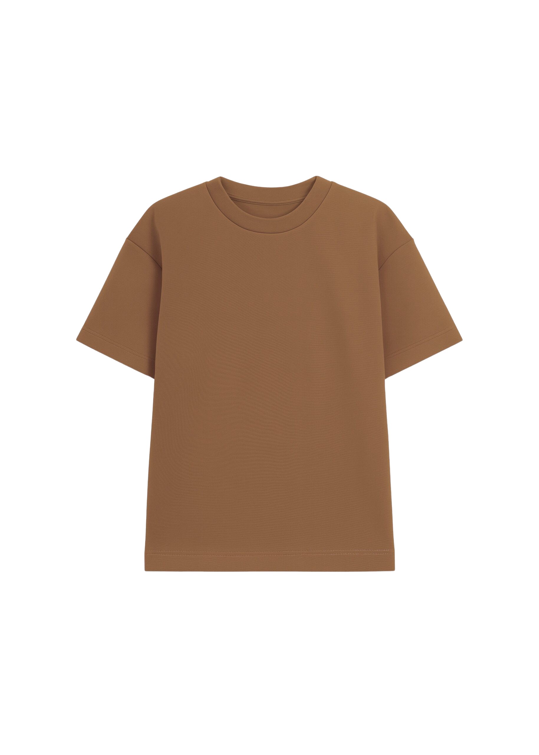 The Frankie Shop Scoob Boxy T-Shirt – Light Brown Top