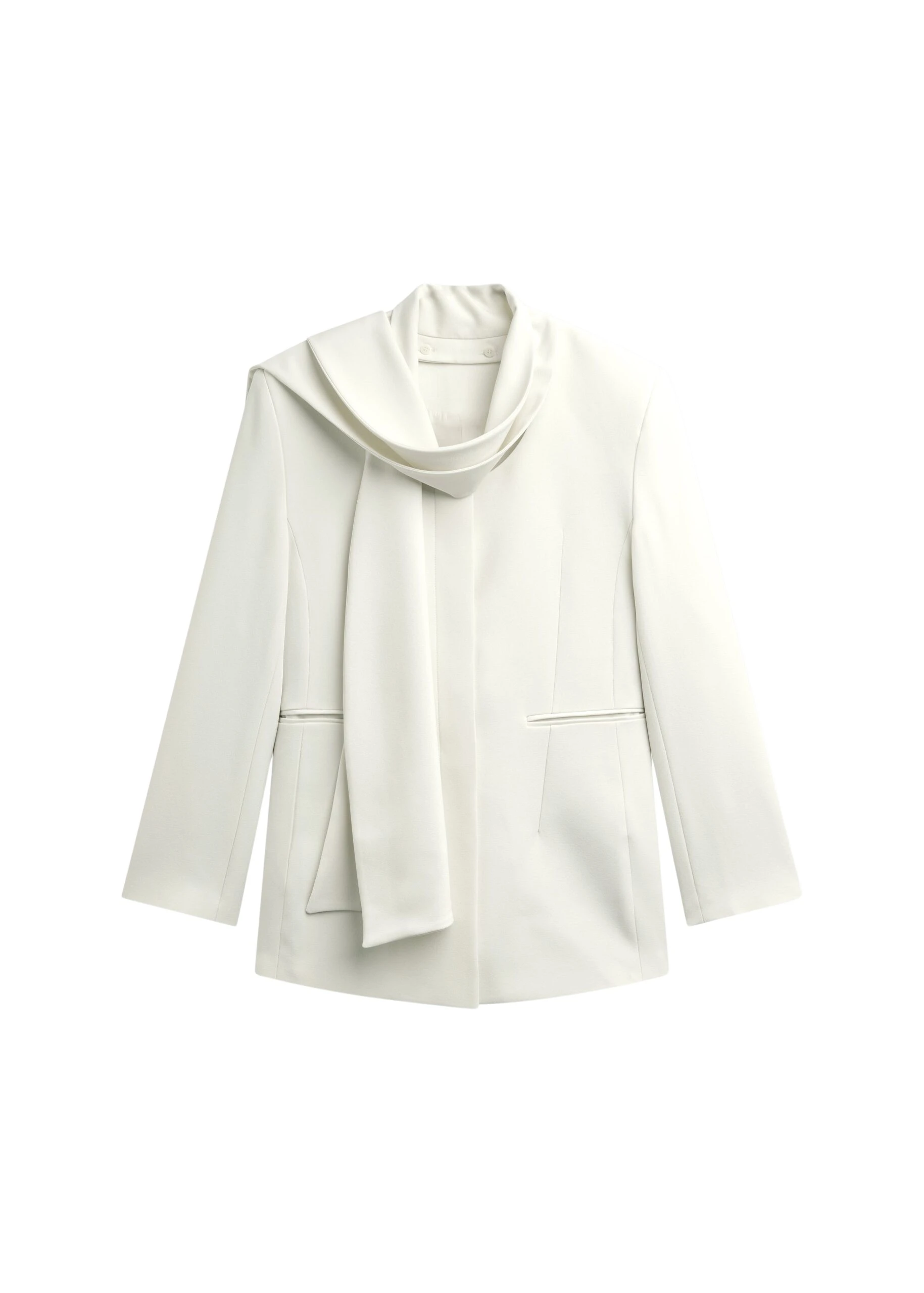 The-Frankie-Shop-Seika-Scarf-Blazer-Ivory-coveti-scaled44424_nobg The Frankie Shop Seika Scarf Blazer - Ivory - Oversized Minimalist Jackets in Ivory - Shop at Coveti