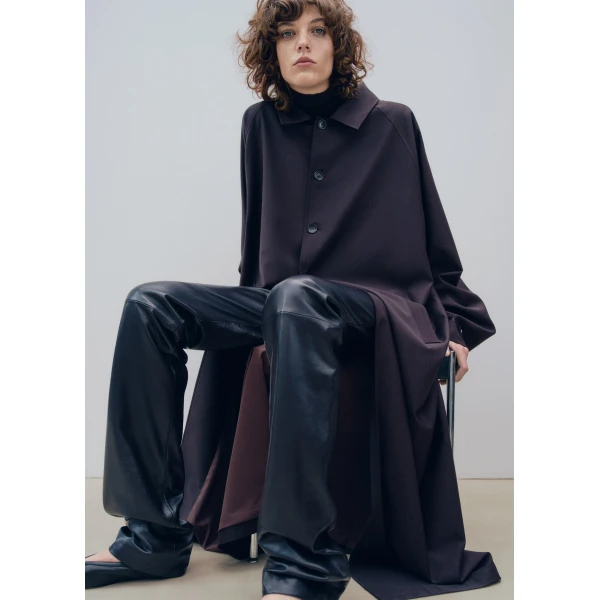 The Frankie Shop Shay Trench Coat – Brown, view 3