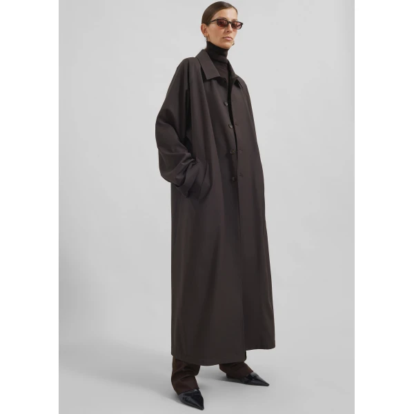 The Frankie Shop Shay Trench Coat – Brown, view 5