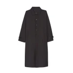 The Frankie Shop Shay Trench Coat - Brown - Oversized Minimalist Coats in Beige - Shop at Coveti