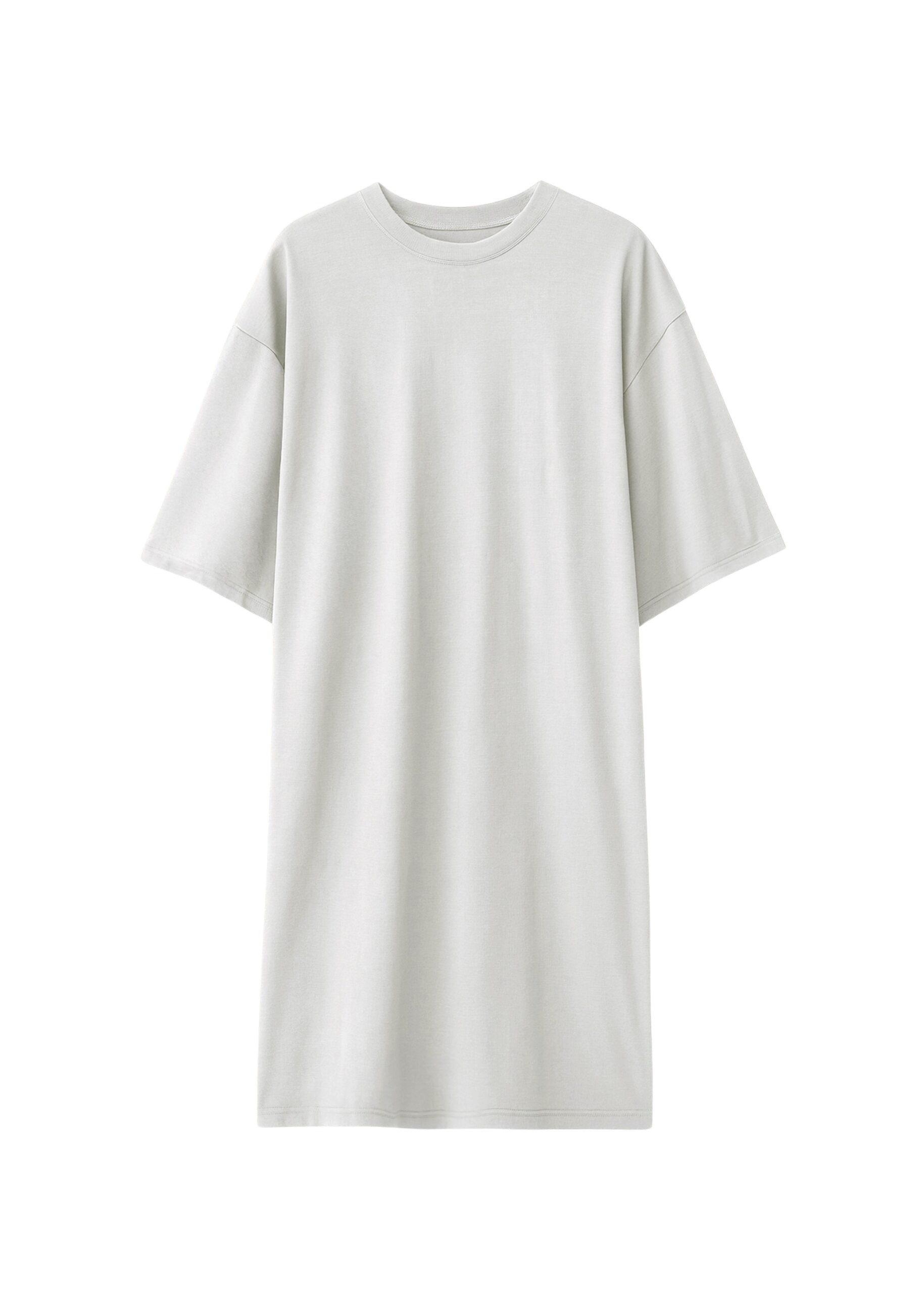 The Frankie Shop Sian Oversized T-Shirt Dress – Slate Grey