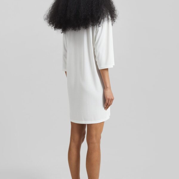The Frankie Shop Sian Oversized T-Shirt Dress - White - Oversized Minimalist Dresses in White - Shop at Coveti