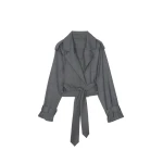 The-Frankie-Shop-Simona-Short-Trench-Grey-Melange-coveti-scaled27701_nobg The Frankie Shop Simona Short Trench - Grey Melange - Oversized Minimalist Coats in Grey - Shop at Coveti