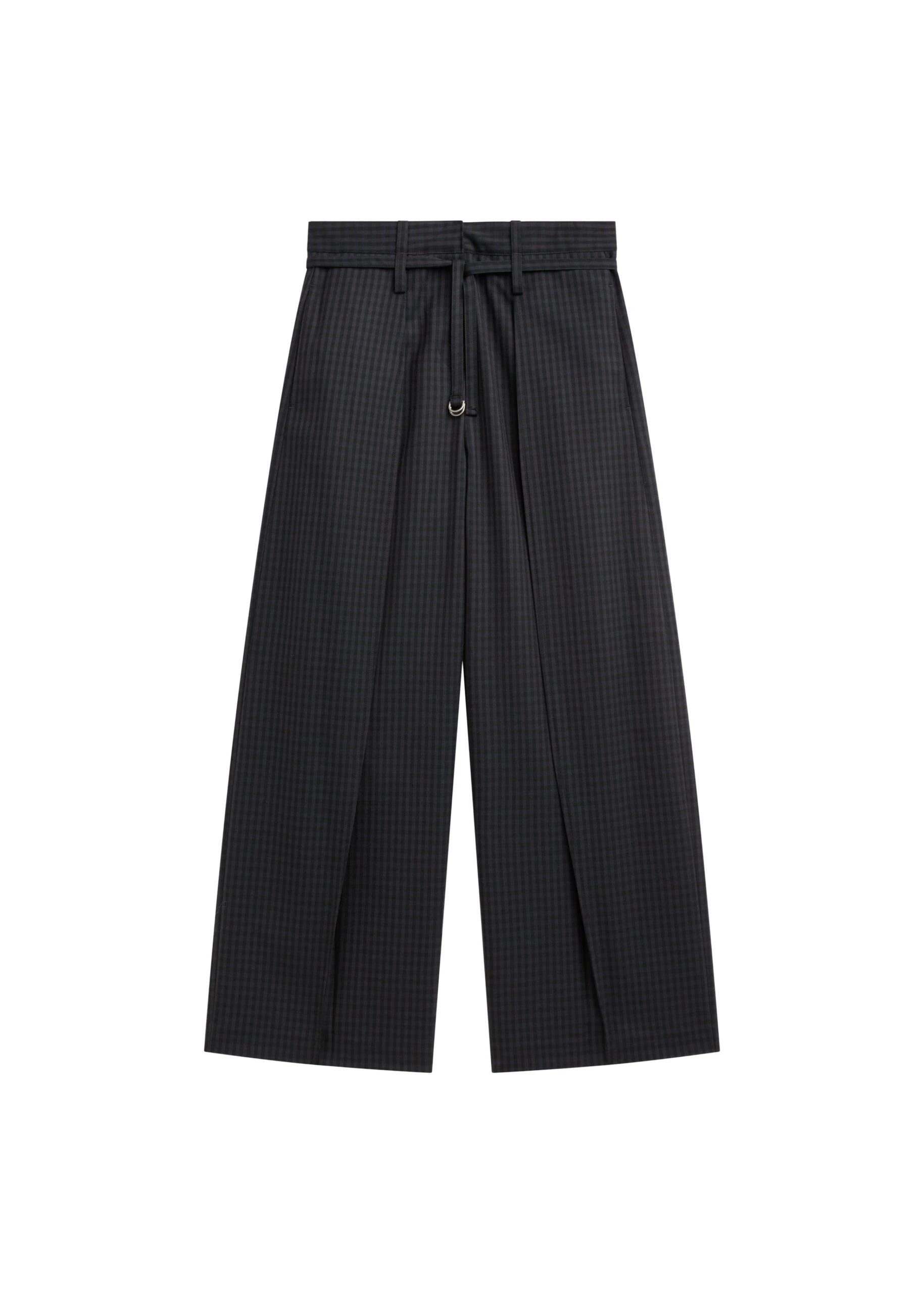 The-Frankie-Shop-Sirsa-Double-Belt-Loop-Trousers-Black-Plaid-coveti-scaled70341_nobg The Frankie Shop Sirsa Double Belt Loop Trousers - Black Plaid - Oversized Minimalist Pants in Multicolour - Shop at Coveti