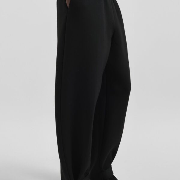 The Frankie Shop Sorelle Sweatpants - Black - Oversized Minimalist Pants in Black - Shop at Coveti