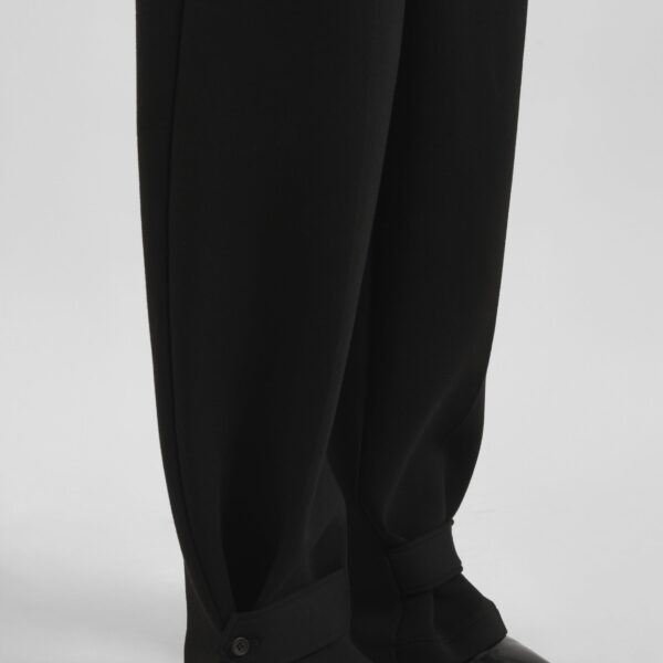 The Frankie Shop Sorelle Sweatpants - Black - Oversized Minimalist Pants in Black - Shop at Coveti