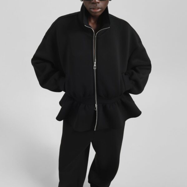 The Frankie Shop Sorelle Sweatpants - Black - Oversized Minimalist Pants in Black - Shop at Coveti