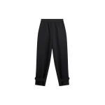 The Frankie Shop Sorelle Sweatpants - Black - Oversized Minimalist Pants in Black - Shop at Coveti