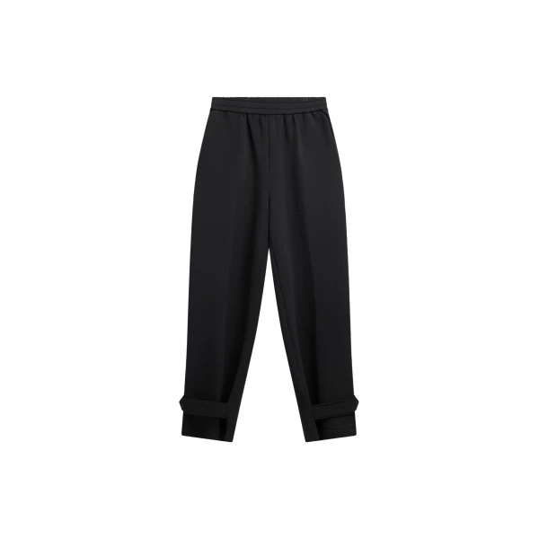 The Frankie Shop Sorelle Sweatpants - Black - Oversized Minimalist Pants in Black - Shop at Coveti