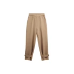 The Frankie Shop Sorelle Sweatpants - Camel - Oversized Minimalist Pants in Beige - Shop at Coveti