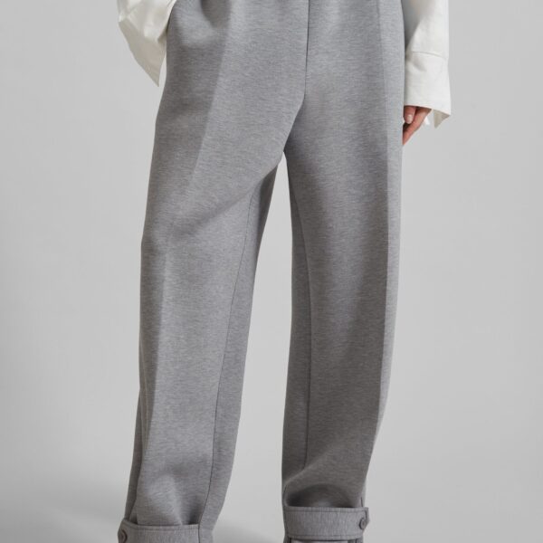 The Frankie Shop Sorelle Sweatpants - Grey - Oversized Minimalist Pants in Grey - Shop at Coveti