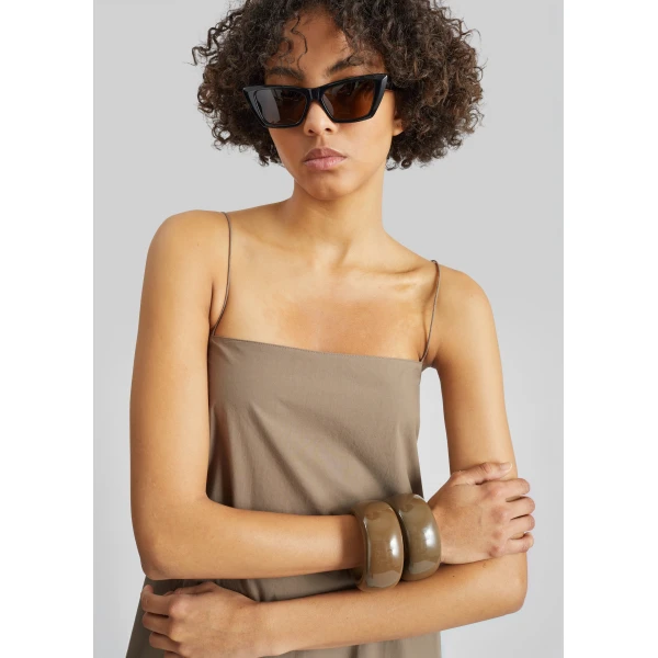 The Frankie Shop Square Cami Sundress – Birch, view 3