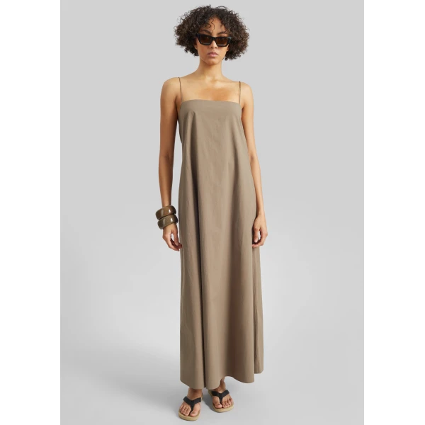 The Frankie Shop Square Cami Sundress – Birch, view 4