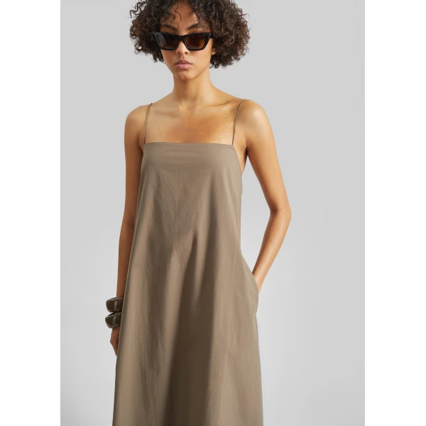 The Frankie Shop Square Cami Sundress – Birch, view 5