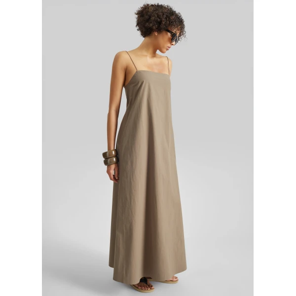 The Frankie Shop Square Cami Sundress – Birch, view 6