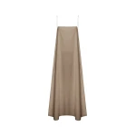 The Frankie Shop Square Cami Sundress - Birch - Oversized Minimalist Dresses in Beige - Shop at Coveti