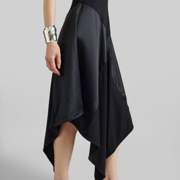The Frankie Shop Square Dress - Black - Oversized Minimalist Dresses in Black - Shop at Coveti