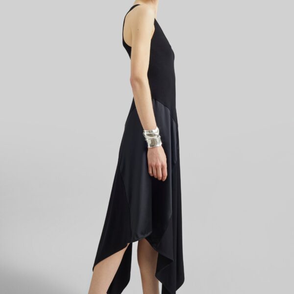 The Frankie Shop Square Dress - Black - Oversized Minimalist Dresses in Black - Shop at Coveti
