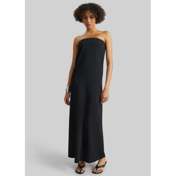 The Frankie Shop Strapless Dress – Black, view 2