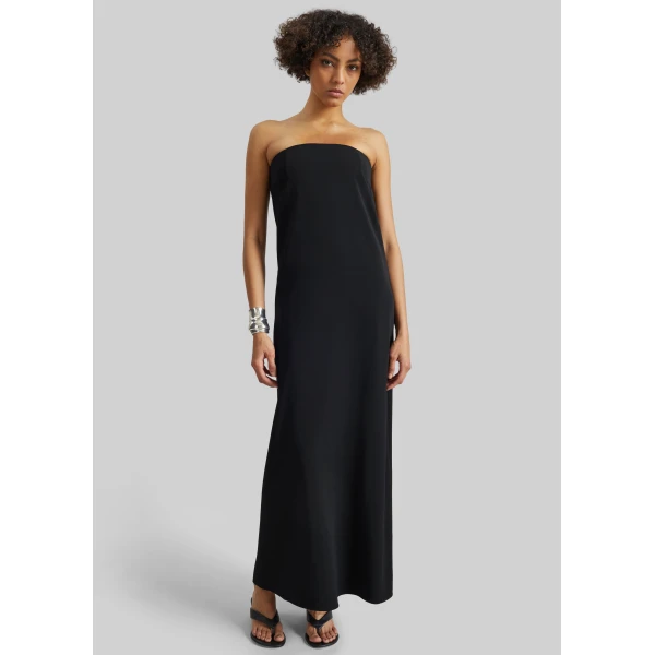 The Frankie Shop Strapless Dress – Black, view 4