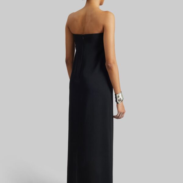 The Frankie Shop Strapless Dress - Black - Oversized Minimalist Dresses in Black - Shop at Coveti