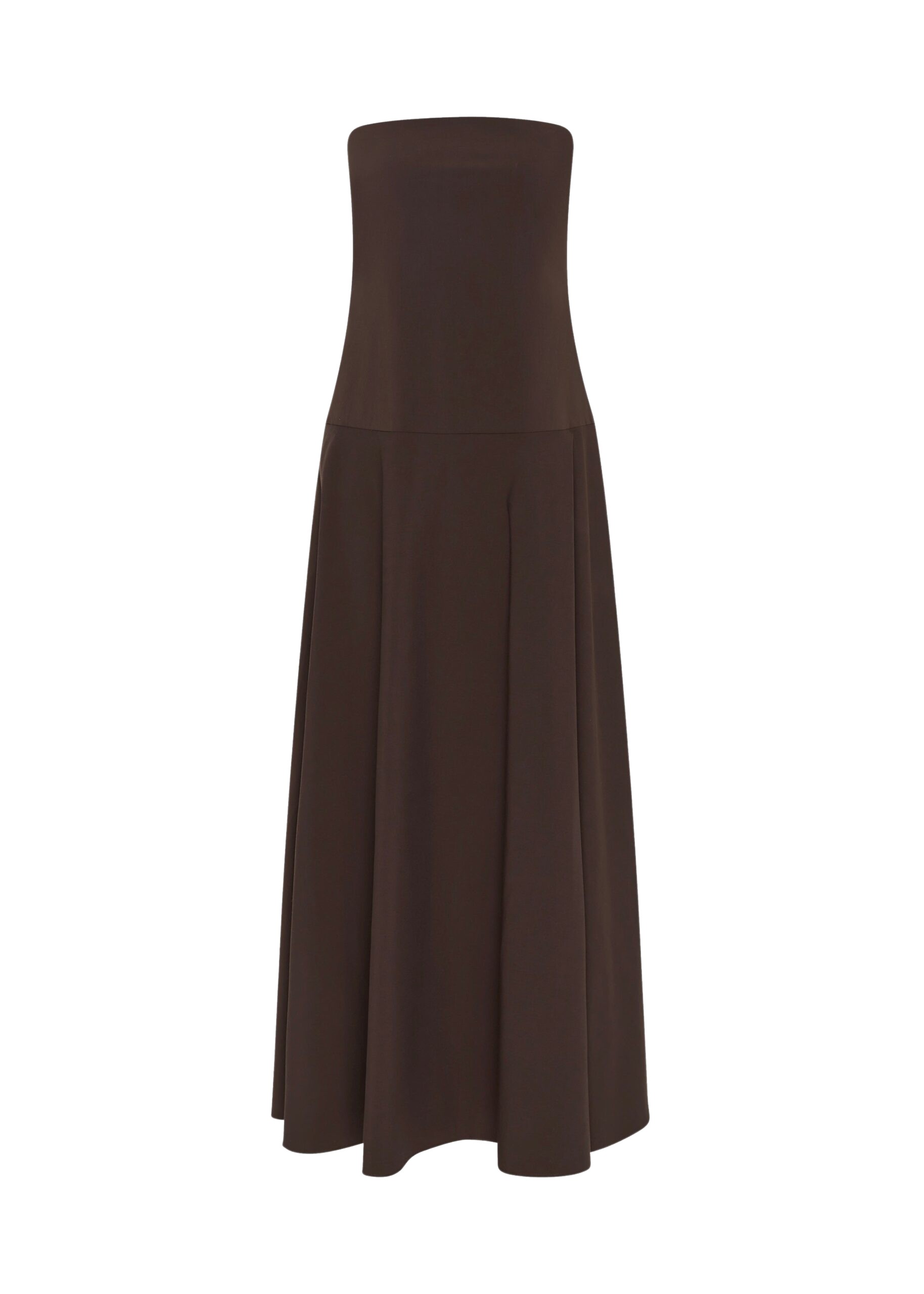 The Frankie Shop Strapless Rouleau Dress – Bark