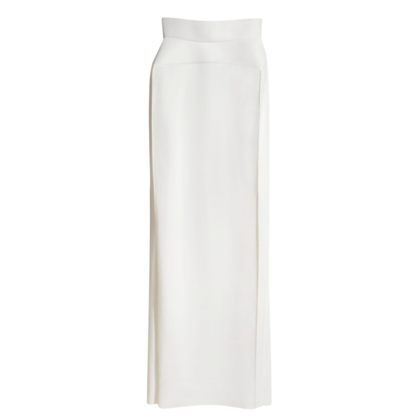 The Frankie Shop Structured Skirt - Ivory - Oversized Minimalist Skirts in Ivory - Shop at Coveti