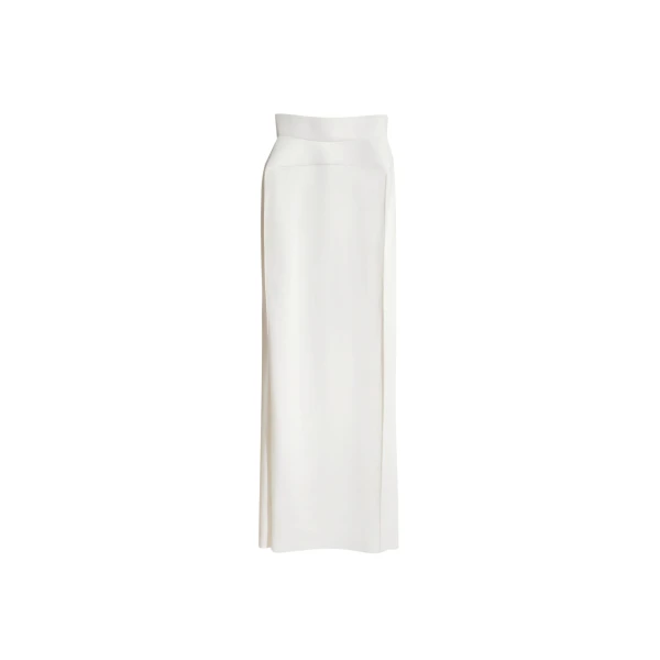 The Frankie Shop Structured Skirt - Ivory - Oversized Minimalist Skirts in Ivory - Shop at Coveti