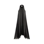 The Frankie Shop Sukie Sheer Halterneck Dress - Black - Oversized Minimalist Dresses in Black - Shop at Coveti