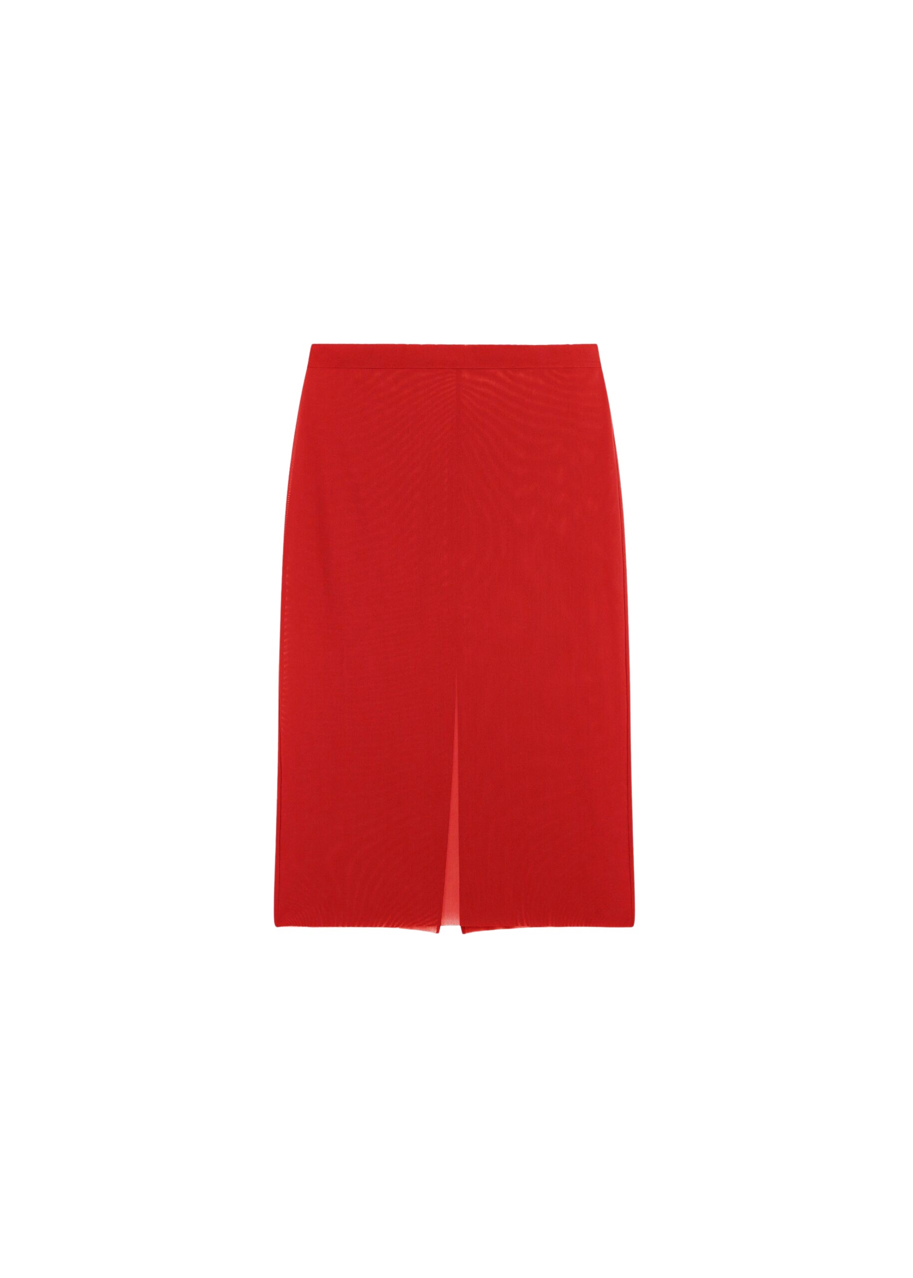 The Frankie Shop Suva Sheer Skirt – Red