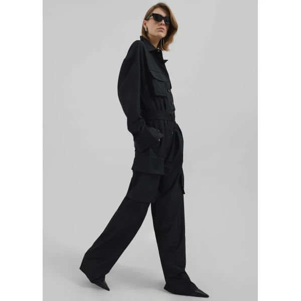 The Frankie Shop Suzie Jumpsuit – Black, view 2
