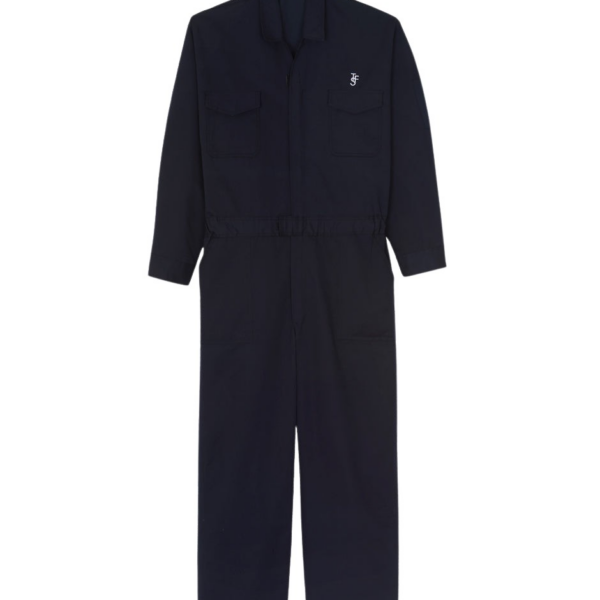 The Frankie Shop TFS Oversized Boiler Suit - Navy - Oversized Minimalist Jumpsuit in Blue - Shop at Coveti