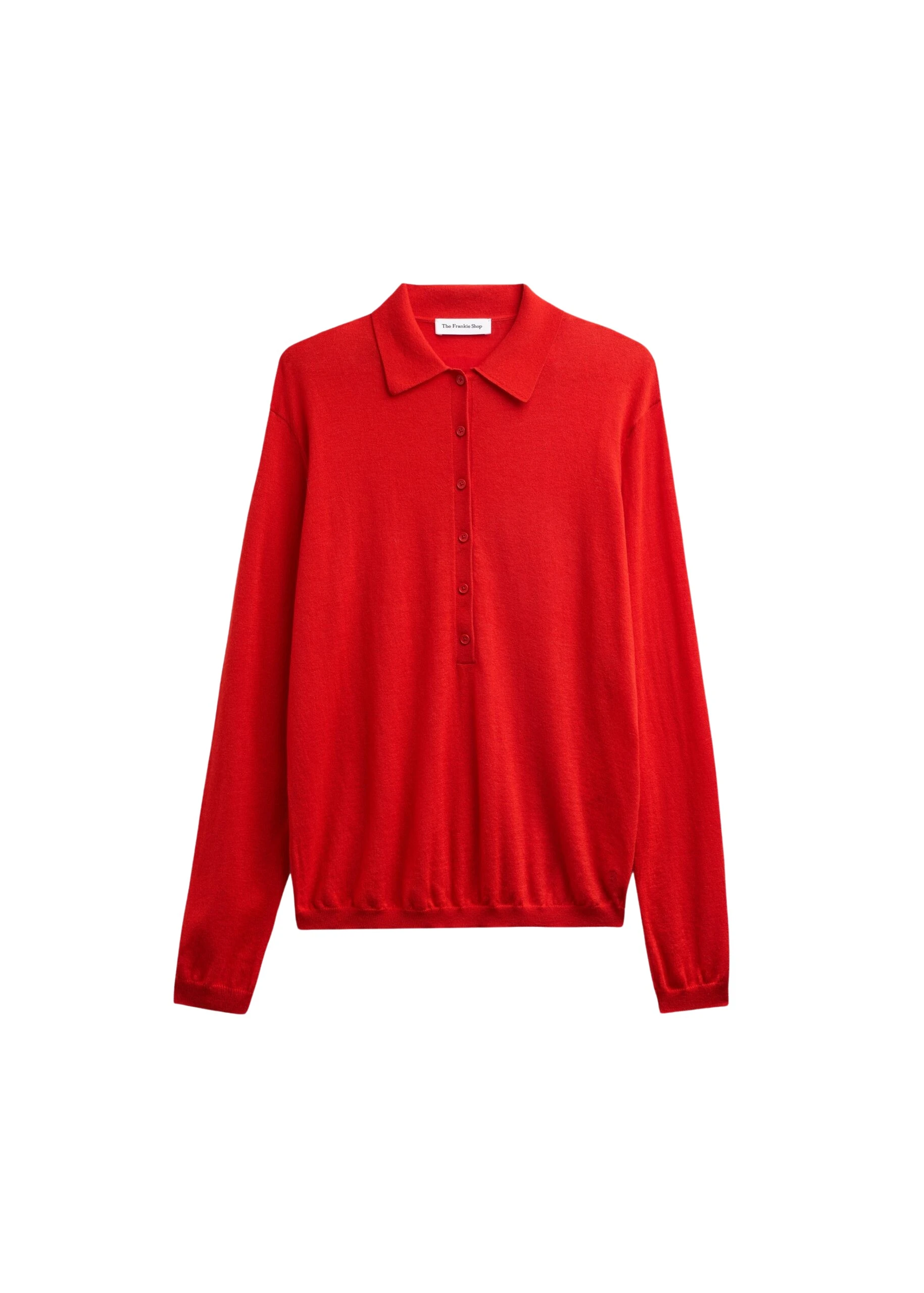 The-Frankie-Shop-Tala-Knit-V-Neck-Polo-Red-coveti-scaled70171_nobg The Frankie Shop Tala Knit V-Neck Polo - Red - Oversized Minimalist Tops in Red - Shop at Coveti