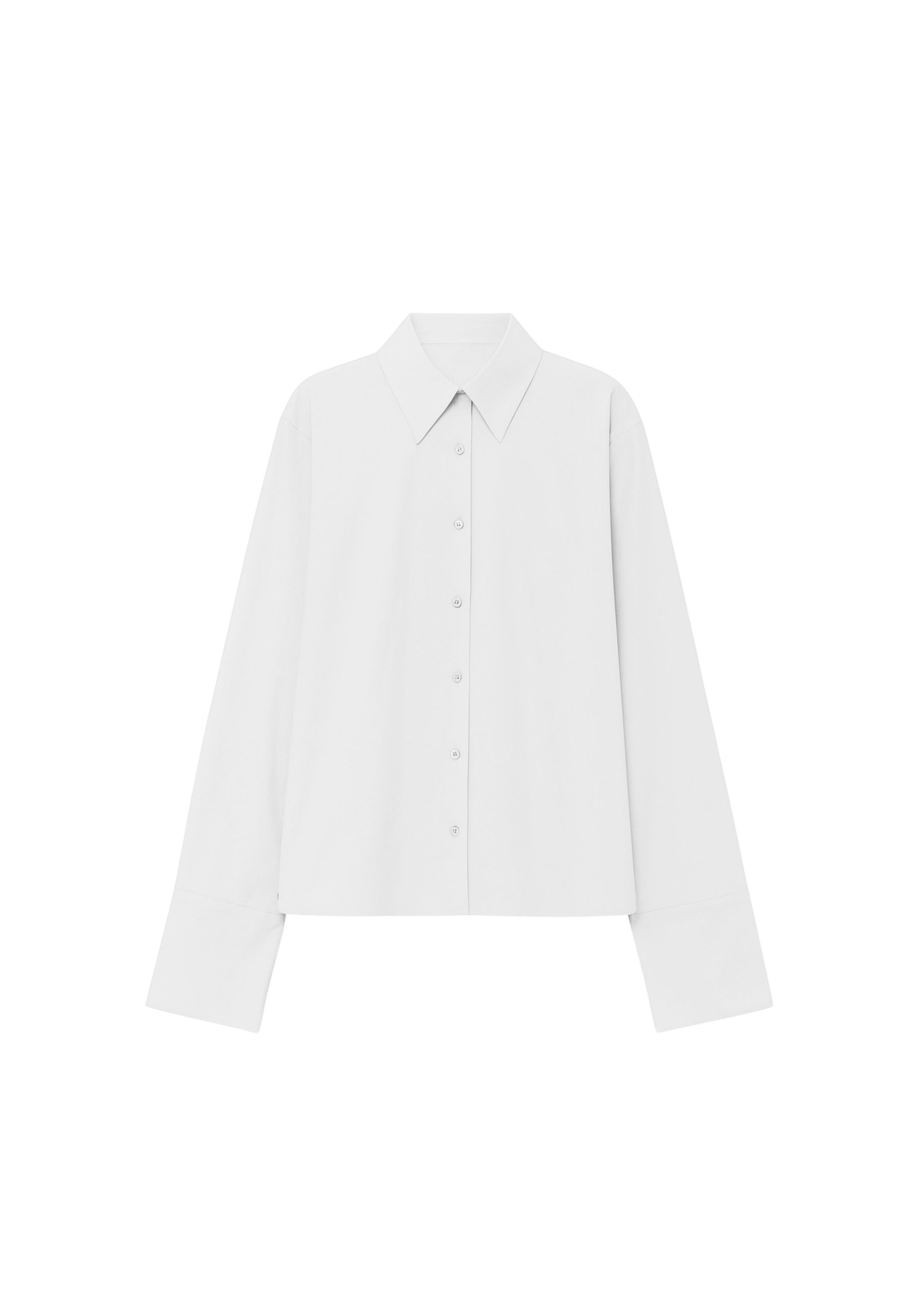 The Frankie Shop Tila Wide Sleeve Shirt – White