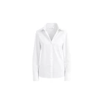 The Frankie Shop Tiona Fitted Shirt - White - Oversized Minimalist Tops in White - Shop at Coveti