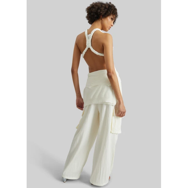 The Frankie Shop Tisto Bodysuit – White, view 6