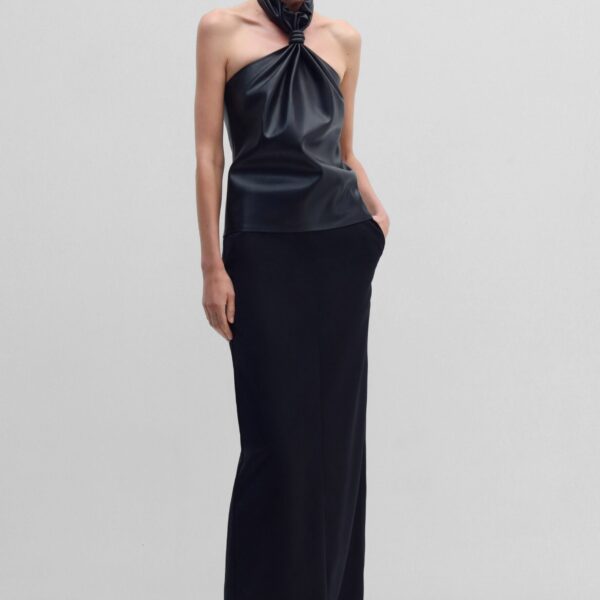 The Frankie Shop Top #01 - Black - Oversized Minimalist Tops in Black - Shop at Coveti