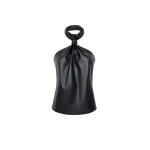 The Frankie Shop Top #01 - Black - Oversized Minimalist Tops in Black - Shop at Coveti
