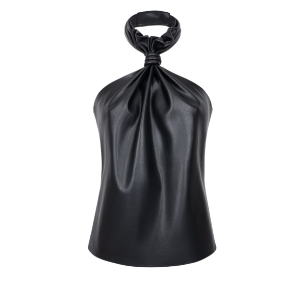 The Frankie Shop Top #01 - Black - Oversized Minimalist Tops in Black - Shop at Coveti
