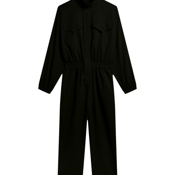 The Frankie Shop Tropez Jumpsuit - Black - Oversized Minimalist Jumpsuit in Black - Shop at Coveti