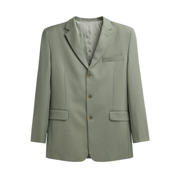 The Frankie Shop Trosa Blazer - Pale Olive - Oversized Minimalist Jackets in Green - Shop at Coveti