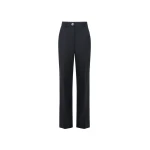 The Frankie Shop Trousers #02 - Black - Oversized Minimalist Pants in Black - Shop at Coveti