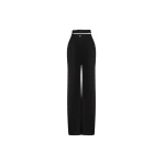The Frankie Shop Trousers #03 - Black - Oversized Minimalist Pants in Black - Shop at Coveti