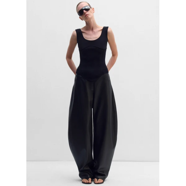 The Frankie Shop Trousers #08 – Black, view 2