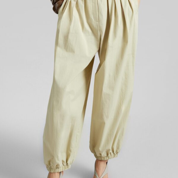 The Frankie Shop Vannes Balloon Pants - Beige - Oversized Minimalist Pants in Beige - Shop at Coveti
